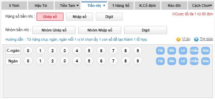 Cac hinh thuc ca cuoc Lotto 188bet 