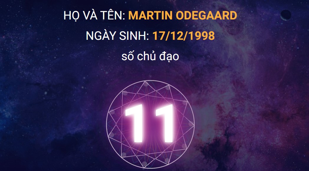 Than so hoc Martin Odegaard chinh xac