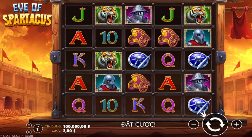Cach choi game Mat cua Spartacus 188BET